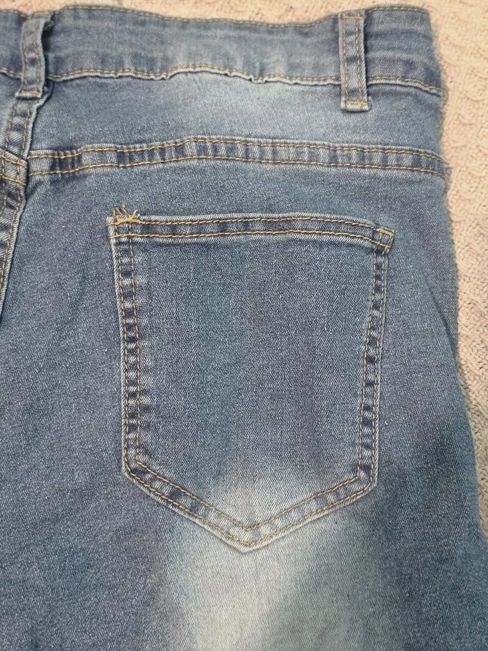 Men's Blue Denim Shorts